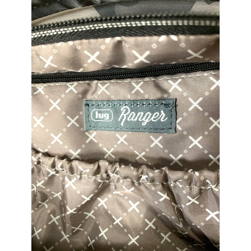 LUG Ranger Crossbody Bag Gray Camo Travel Organizer Pockets - Picture 9 of 12
